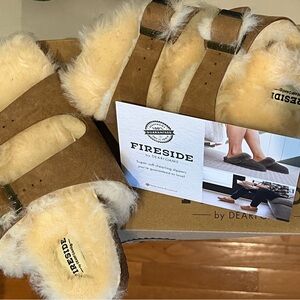 Fireside by Dearfoams Shearling slip ons